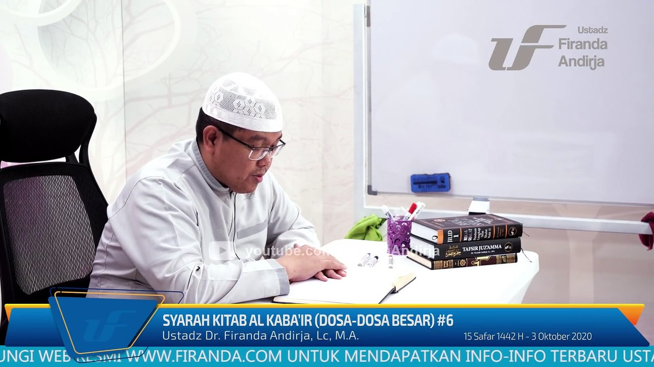 Syarah Kitab Al Kabair #7 - Dosa Bahaya Riba - Ustadz Dr. Firanda Andirja, M.A