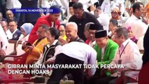 Gibran Bantah Narasi Sungkeman Kaesang Ditolak Megawati saat di KPU