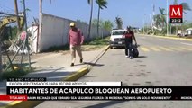 Agua y alimentos llegan a comunidades de Acapulco