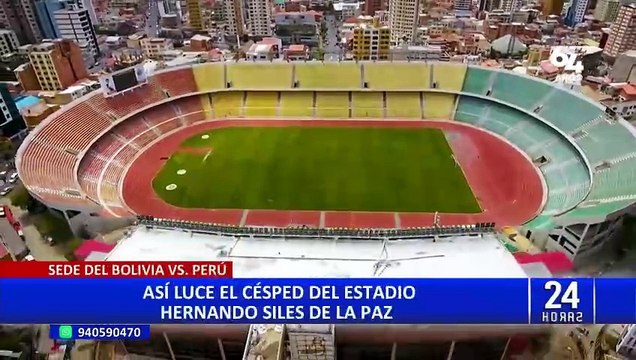 Bolivia vs Perú: césped del Hernando Siles luce como el del Estadio Garcilaso de la Vega en Cusco