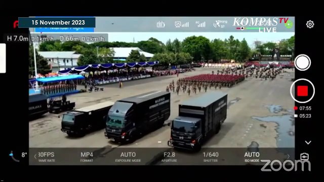 Potret Parade Alutsista Tank hingga Kendaraan Amfibi TNI AL di HUT ke-78 Korps Marinir