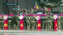 Atraksi Memukau Beladiri Khusus Chadrick Prajurit TNI AL di HUT ke-78 Korps Marinir