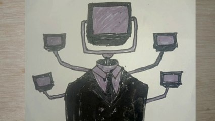 How to draw Big TV man Skibidi toilets easy