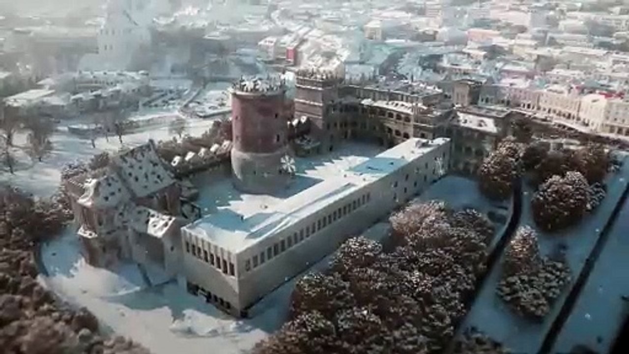 Model 3D zamku królewskiego