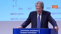 Gentiloni: Nella zona euro crescita del Pil nel 2023 allo 0,6%