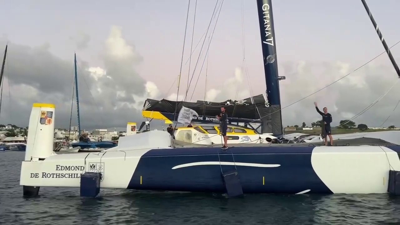 Transat Jacques Vabre Normandie Le Havre 2023 -14/11/2023 - Arrivée du Maxi Edmond de Rothschild