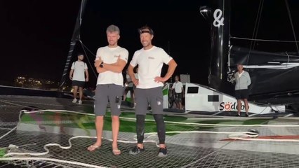 Replay Transat Jacques Vabre Normandie Le Havre 2023 -15/11/2023 - Arrivée de Sodebo Ultim 3 SodeboArrivée de Sodebo Ultim 3