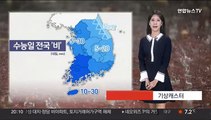 [날씨] 내일 한파 없지만 전국 비…그치고 찬바람 강해져