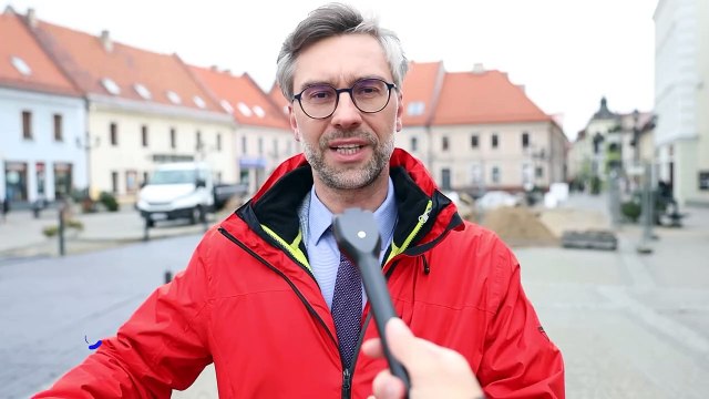 Dziennik Zachodni / Przebudowa rynku w Mikołowie / reporter Tomasz Kawka