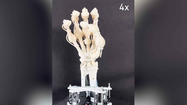Una nueva tecnología permite imprimir prótesis robóticas con músculos, tendones y ligamentos.
