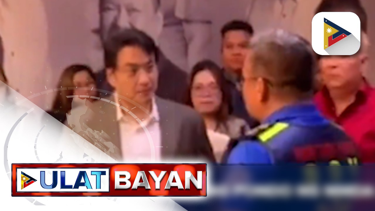 MMDA Task Force Special Operation Unit head Col. Bong Nebrija, kinompronta ni Sen. Bong Revilla...