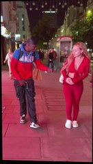 Clever way to hold girls hands