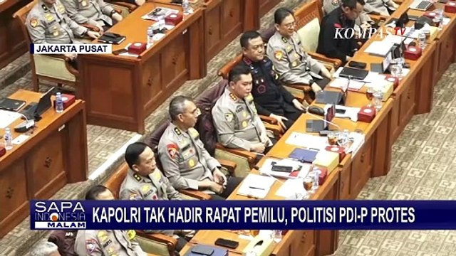 Kapolri Absen saat Rapat Pengamanan Pemilu dengan Komisi III DPR, Trimedya: Istimewa Sekali