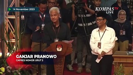 Respons Singkat Gibran, usai Pidato Ganjar di KPU Singgung Drakor