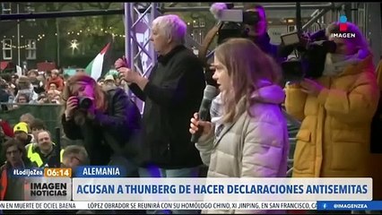 Acusan a Greta Thunberg de defender posturas antisemitas
