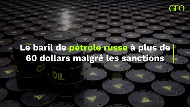 Malgré les sanctions occidentales, le baril de pétrole russe se vend toujours à plus de 60 dollars le baril