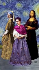 Mona Lisa, İnci Küpeli Kız ve Frida Kahlo