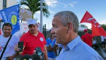 Joé Bédier s'exprime avant la réunion des maires de la Cirest