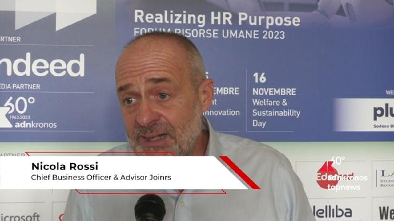 Forum Risorse Umane, Rossi (Joinrs): “Sfida mondo Hr è allineare linguaggio di aziende e candidati”