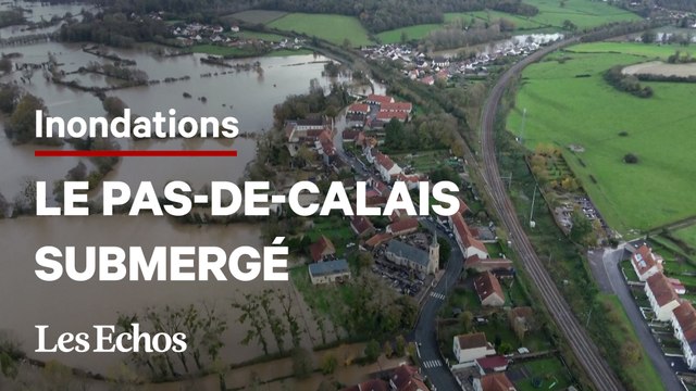 Les images impressionnantes des inondations dans le Pas de Calais