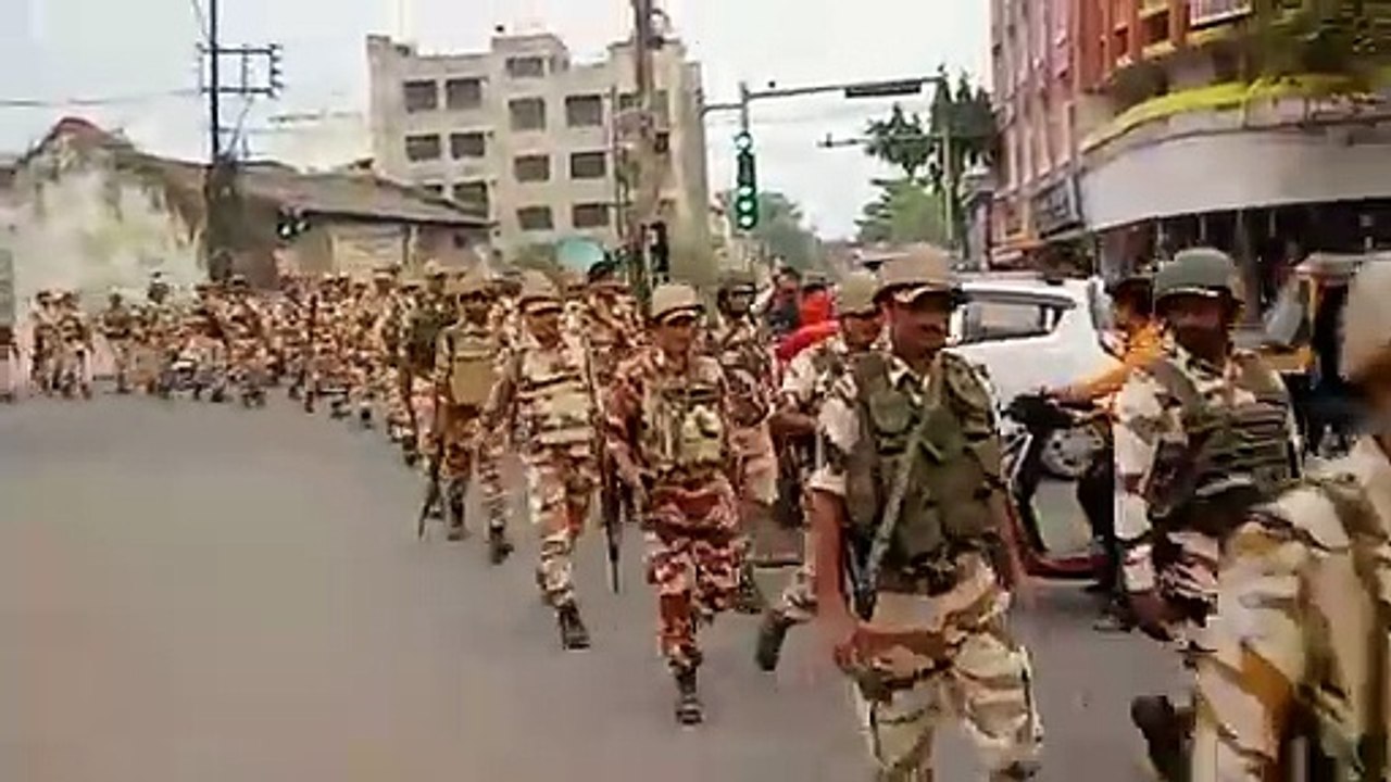 flag march