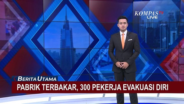 Kebakaran Pabrik Pengolahan Kapas, 4 Unit Mobil Damkar Diterjunkan ke Lokasi