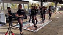 Tap dancers take over Truro Station