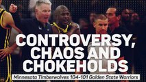 Controversy, chaos and chokeholds – Warriors and Timberwolves react to triple ejection madness