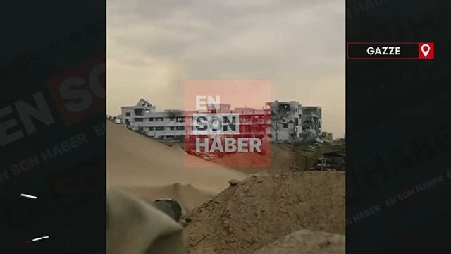 İsrail, Gazze'deki parlamento binasını yıktı