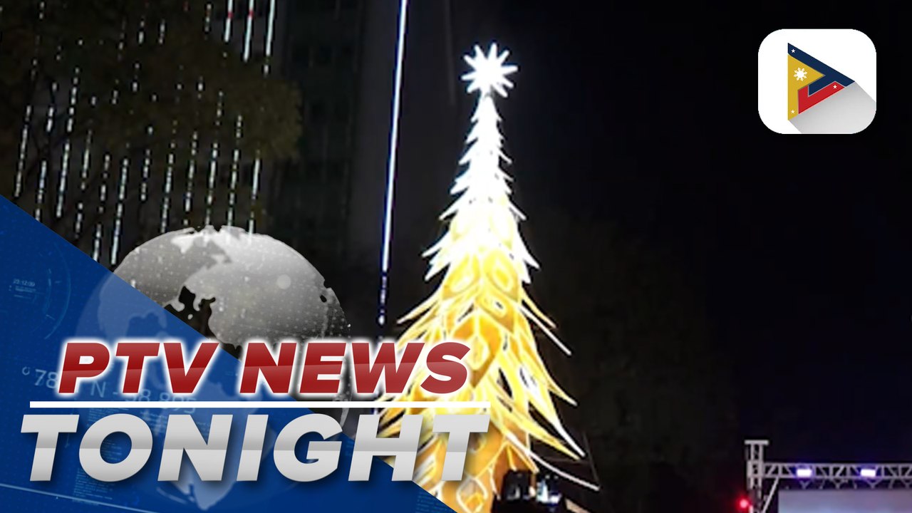 Christmas tree lighting held in Quezon City Hall