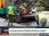 Más de 1.900 toneladas de asfalto están siendo colocadas en 15km de la troncal 2 en el edo. Guárico