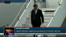 Chinese president arrives in San Francisco for APEC meeting