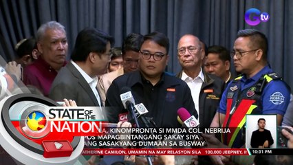 Sen. Revilla, kinompronta si MMDA Col. Nebrija matapos mapagbintangang sakay siya ng isang sasakyang dumaan sa busway | SONA