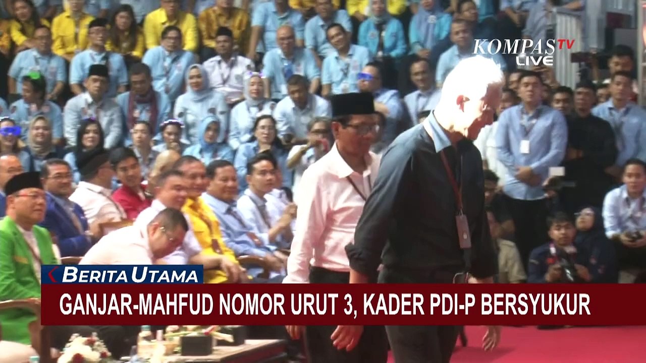 Ganjar-Mahfud Nomor Urut 3, Ketua DPC PDIP Surabaya: Semoga Bawa Persatuan Bagi Indonesia