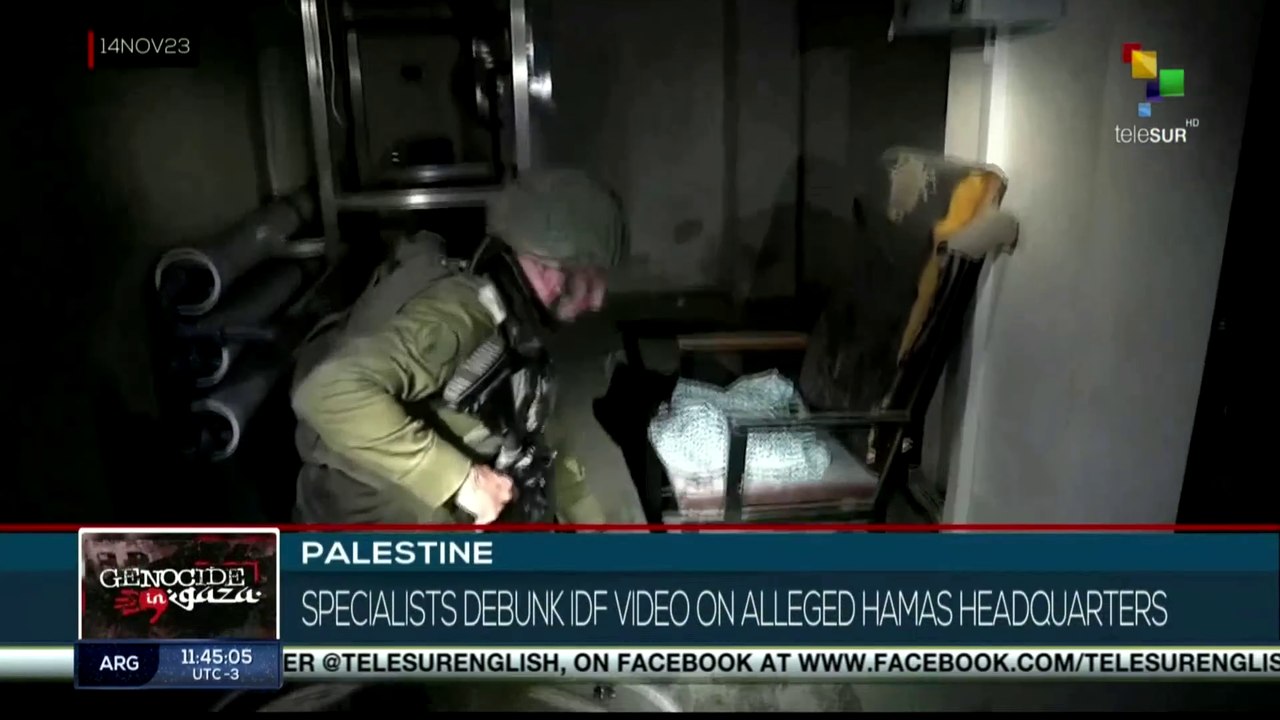 Palestine: Specialist debunk IDF video alleged Hamas headquarters