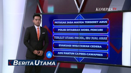 Polisi di Lampung Tertabrak Mobil Komplotan Pencuri yang Hendak Kabur