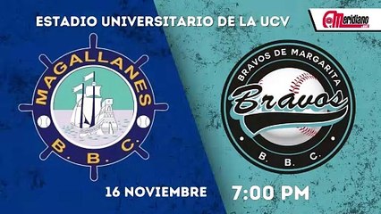 LVBP: Juegos del jueves, 16 de noviembre.