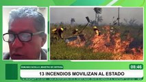 Incendios en Bolivia. El ministro de Defensa, Edmundo Novillo presenta informe