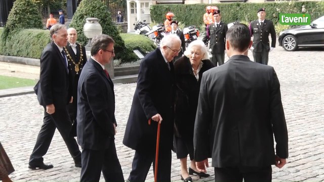 Fête du Roi: le roi Albert et la reine Paola reçus à la Chambre