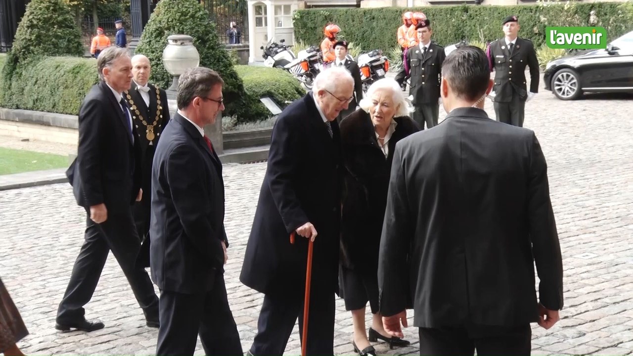 Fête du Roi: le roi Albert et la reine Paola reçus à la Chambre