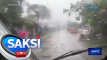 Ilang bahagi ng Batangas at Camarines Norte, nakaranas ng pag-ulan dahil sa shear line | Saksi