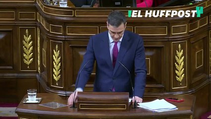 La reacción de Ayuso cuando Sánchez ha recordado cómo fue el fin de Casado