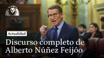 Así ha sido la réplica de Alberto Núñez Feijóo al discurso de investidura de Pedro Sánchez