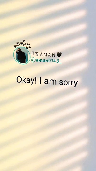 okay Im sorry  sad quotes   Alone status  single status  quotes sad brokenheart_720p