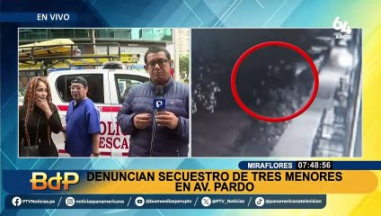 Denuncia secuestro de tres menores y GPS las ubicaría en un edificio de Miraflores