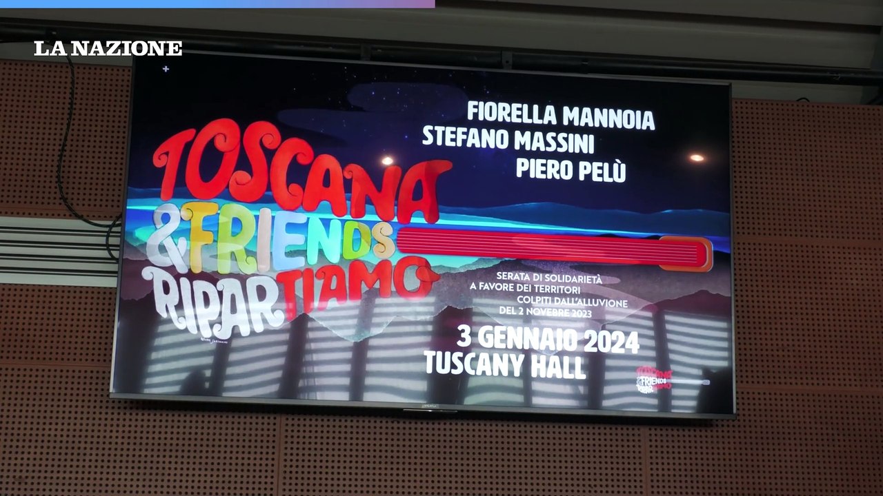 L'appello per Toscana & Friends: Massini, Pel? e Mannoia uniti per un grande concerto di beneficenza