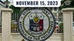 Rappler's highlights: Rodrigo Duterte, Confidential funds, Catherine Camilon | The wRap | November 15, 2023