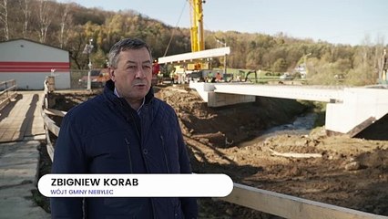 Budowa mostu na rzece Gwoźnica w Baryczce