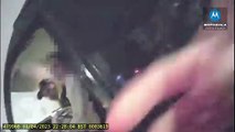 Body worn video footage shows the moment that Toby Kelly was arrested for killing ambulance worker Sheldon Flanighan