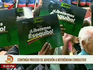 Representantes de Copei llegan al CNE para sumarse al Referéndum Consultivo por el Esequibo